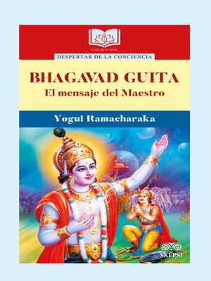 cover image of Bhagavad Guita. El mensaje del Maestro